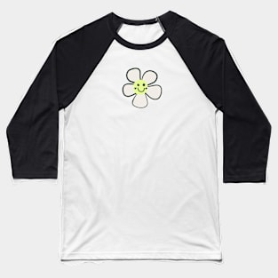 Smiley daisy Baseball T-Shirt